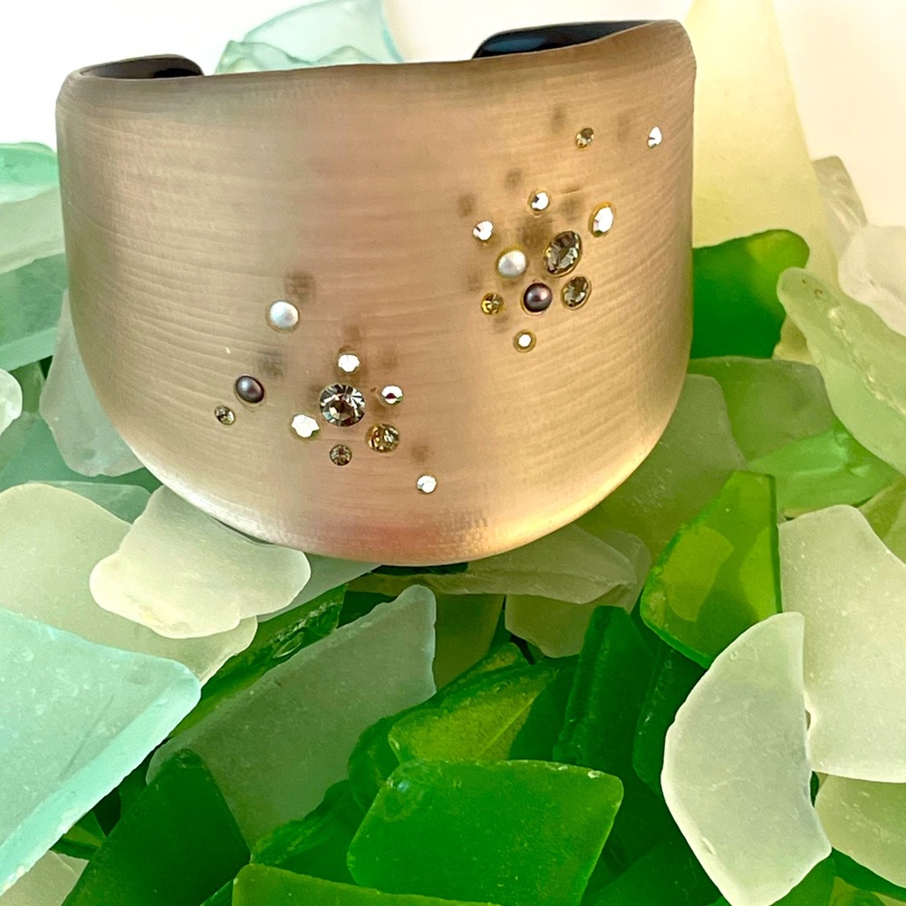 Alexis Bittar EUC Gold Cuff Bracelet